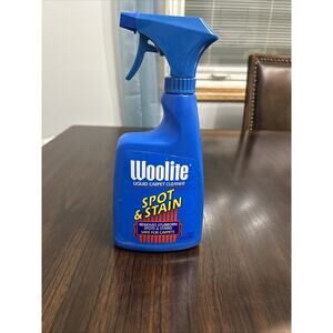 Vtg Woolite Spot & Stain Carpet Cleaner Rug 1990’s 3/4 Full Bottle